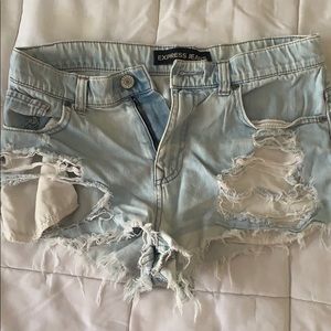 Express jean shorts